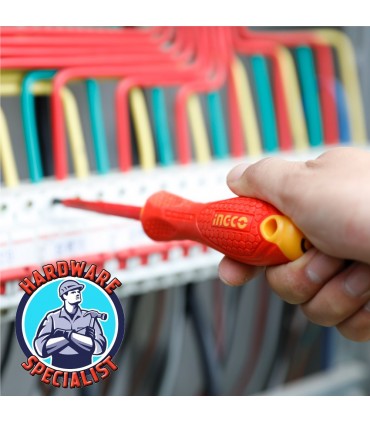 Ingco HKISD0608 Electrician Insulated Screwdriver Set - 6 Pieces