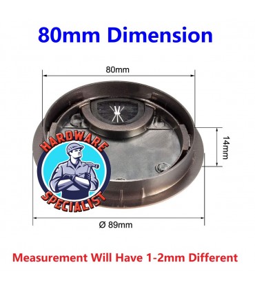 Metal Grommet Cover Computer Table Wire Cover