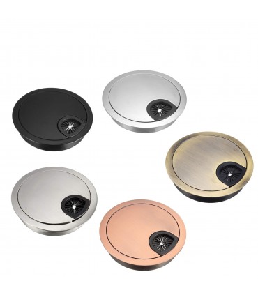 Metal Grommet Cover Computer Table Wire Cover