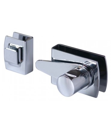 Hardware Specialist Bathroom Glass Door Latch Lock