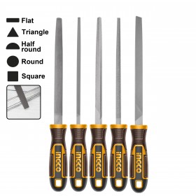 Ingco HKTFS0508 200mm Wood Working Steel Hand File Set