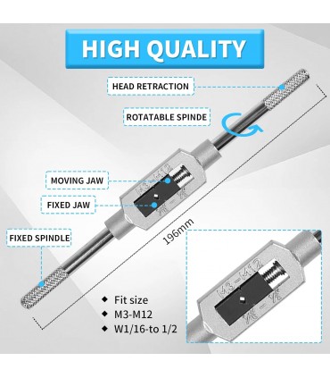 Hardware Specialist HSS Tap & Die Set