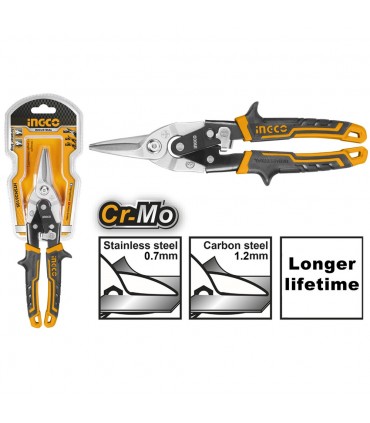 Ingco HTSN2610S 10 Inch Straight Cut Aviation Snip