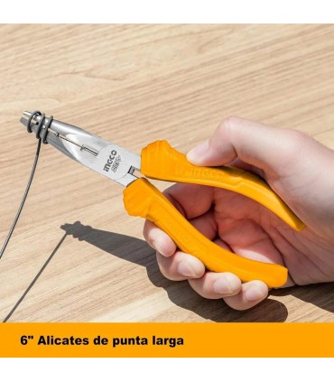 Ingco HKPS08311 6 Inch Durable Grip 3 PCS Pliers Set