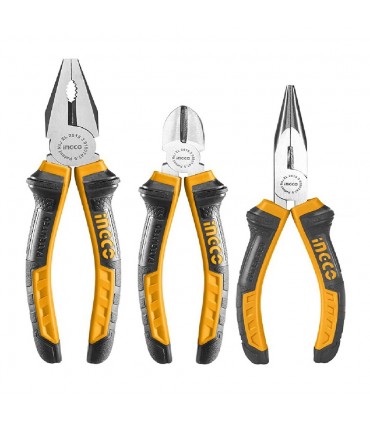 Ingco HKPS08318 3 PCS Shear Strength Build Pliers Set