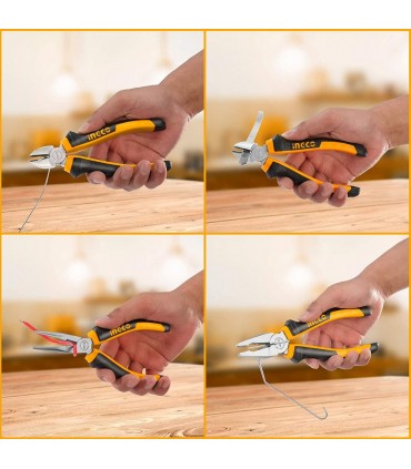 Ingco HKPS08318 3 PCS Shear Strength Build Pliers Set