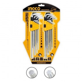 Ingco HHKSET018118 PCS Extra Long Reach Hex Key
