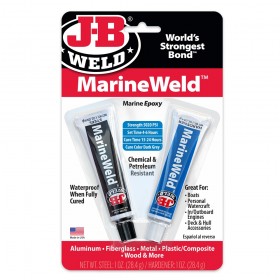 J-B Weld 8272 MarineWeld 5020 PSI Waterproof Epoxy Twin Tube - 2 oz