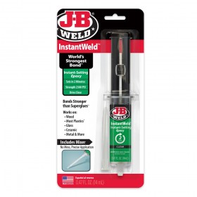 J-B Weld 50111 Instant Setting High Strength Epoxy Syringe