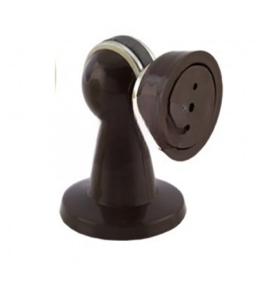 Nelon Wall Mounted PVC Dual-Locking Magnetic Door Stopper