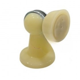 Nelon Wall Mounted PVC Dual-Locking Magnetic Door Stopper