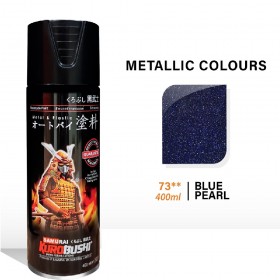 Samurai 73 Metallic Blue Pearl Spray Paint - 400mL