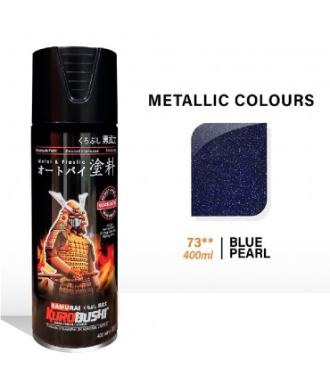 Samurai 73 Metallic Blue Pearl Spray Paint - 400mL