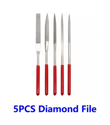 Non-slip Grip Diamond Needle File Set