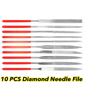Non-slip Grip Diamond Needle File Set