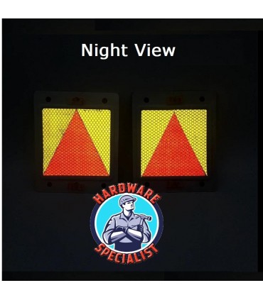 Reflective Triangle P Plates for Drivers