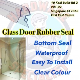 Hardware Specialist 70cm Bathroom Glass Door Waterproof Bottom Seal