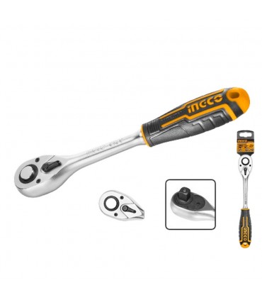 Ingco HRTH0838 3/8 Inch Drive Durable Steel Ratchet Wrench