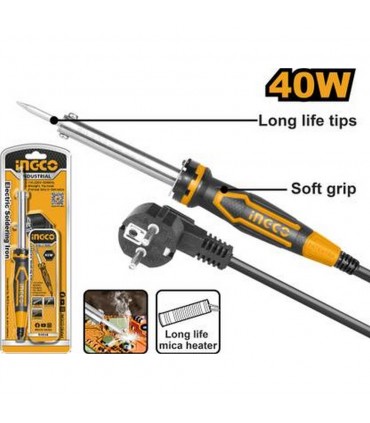 Ingco SI0248 40W Fast Heating Lightweight Grip Electric Soldering Iron