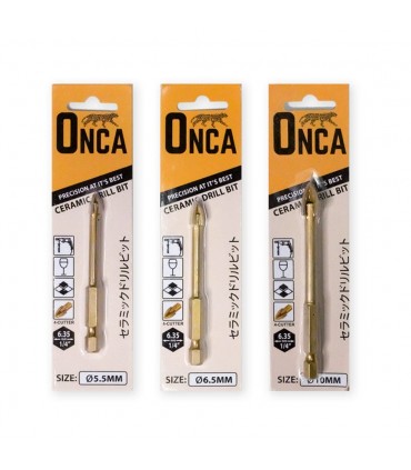 ONCA CTB 4CUT Hex Shank Multi-Material Ceramic Tile Drill Bit