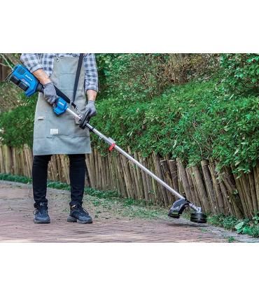 Dong Cheng DCPH401+DCST151 2 x 20V Lithium-Ion Cordless Brushless Multi-head String Trimmer