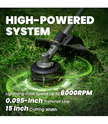 Dong Cheng DCPH401+DCST151 2 x 20V Lithium-Ion Cordless Brushless Multi-head String Trimmer