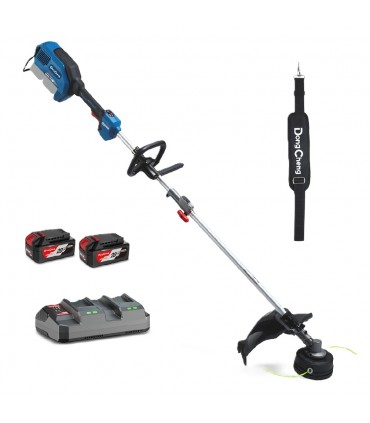 Dong Cheng DCPH401+DCST151 2 x 20V Lithium-Ion Brushless Cordless Multi-head String Trimmer