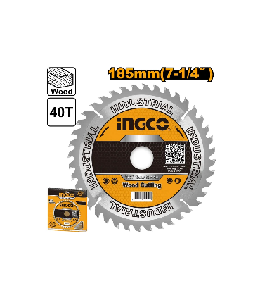 Ingco TSB118515 7 Inch 40T Wood Cutting TCT Saw Blade