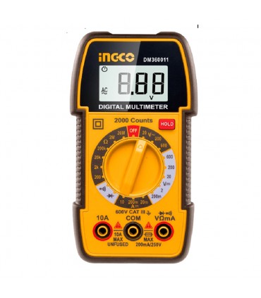 Ingco DM2002 600V Digital Multimeter Tester