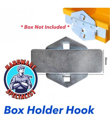 Square Durable Steel Pegboard Hooks - Single & Double Hook