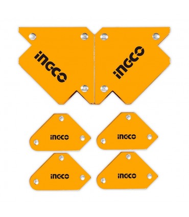 Ingco AMWH6001 6 Pcs Magnetic Welding Holder Set