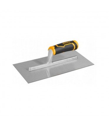 Ingco HPTT28138 280 X 130mm Durable Steel Blade Plastering Trowel With Teeth