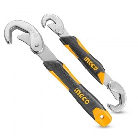 Ingco HBWS110808 2 Pcs Durable Steel Bent Wrench Set