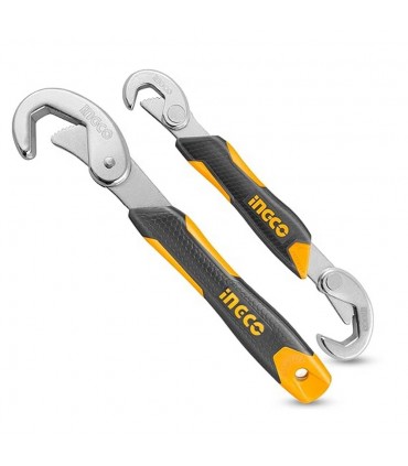 Ingco HBWS110808 2 Pcs Durable Steel Bent Wrench Set