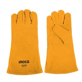 Ingco HGVW01 14 Inch Heat Resistant Cow Split Leather Welding Glove