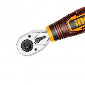 Ingco HRTH081438 1/4 x 3/8 Inch 72 Teeth Stubby Ratchet Handle