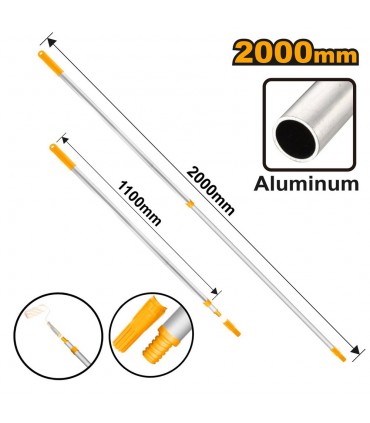 Ingco HRCEP0205 200cm Extendable Handle Tool Aluminum Telescopic Rod