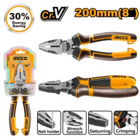 Ingco HHCP28200 8 Inch High Leverage Combination Pliers