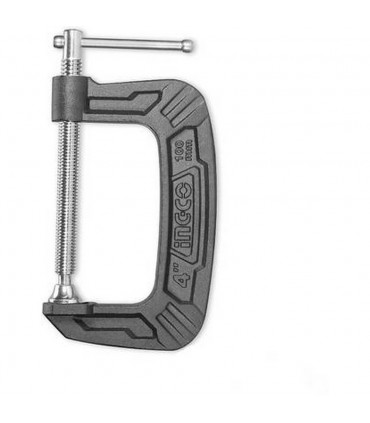 Ingco HGC0104 4 Inch High-Strength Precise Clamping G Clamp