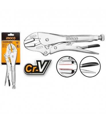 Ingco HSJP0210 10 Inch Precision Lock Straight Jaw Locking Plier