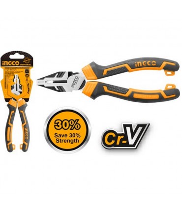 Ingco HHCP28180 7 Inch 180mm Strong Grip High Leverage Combination Pliers