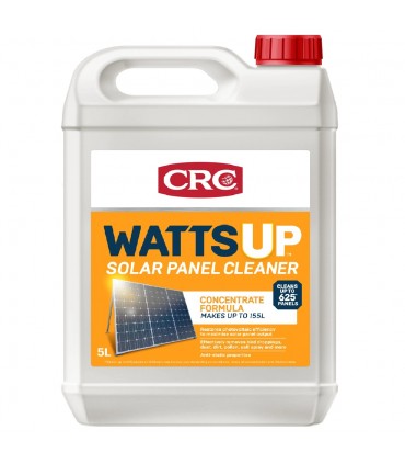 CRC WattsUp Solar Panel Cleaner - 5 Litre