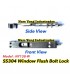 Hardware Specialist NY138-W Stainless Steel Window Flush Bolt Lock