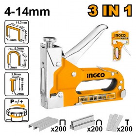 Ingco HSG1405 3 in 1 600 Staples Adjustable Force Staple Gun