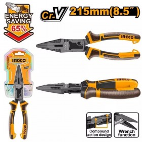 Ingco HCLNP58200 215mm Compound Action Long Nose Plier