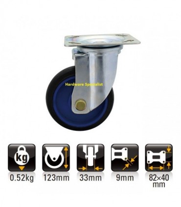 Prestar 4 Inch Standard Swivel Castor Wheel