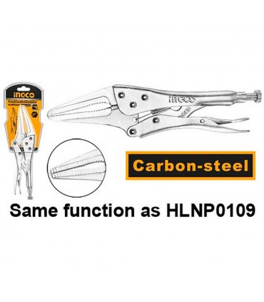 Ingco HLNP0209 9 Inch Adjustable Jaw Long Nose Locking Plier