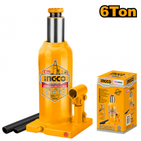 Ingco HBJ602 6 TON 216mm Hydraulic Bottle Jack