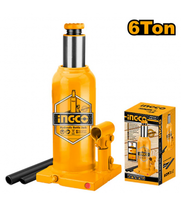 Ingco HBJ602 6 TON 216mm Hydraulic Bottle Jack