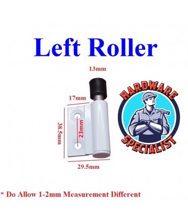 HDB 565 Toilet Bi Fold Door Roller Hinge